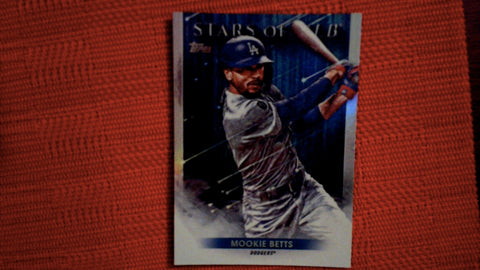 2022 Topps Series 1 Chrome Stars of MLB Set #SMLB-9 Mookie Betts Insert Baseball Default Title