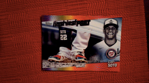 2022 Topps Series 1 Flashiest Feet #FF-9 Juan Soto Insert Baseball Default Title