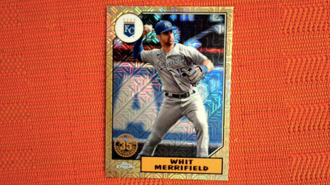 2022 Topps Series 2 #T87C2-21 Whit Merrifield Chrome Mojo Refractor Default Title