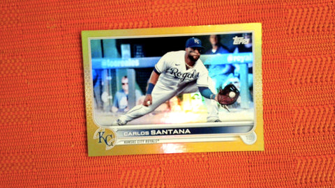 2022 Topps Series 2 Gold Foil #510 Carlos Santana Default Title
