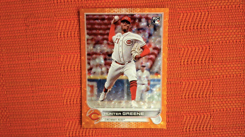 2022 Topps Update #US160 Hunter Greene Orange Foilboard /299 Default Title