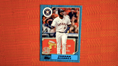 2022 Topps Update 1987 Topps Baseball Set #87TBU-21 Yordan Alvarez Blue Default Title