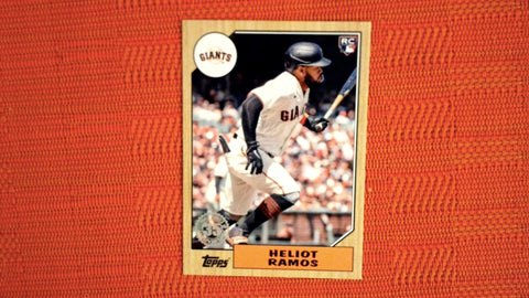 2022 Topps Update 1987 Topps Baseball Set #87TBU-41 Heliot Ramos Default Title