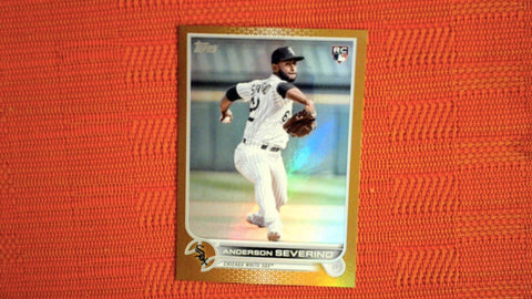 2022 Topps Update Gold Foil #US265 Anderson Severino Rookie Default Title