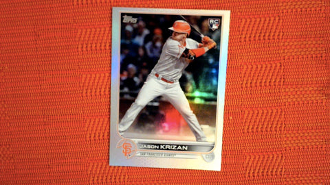 2022 Topps Update Rainbow Foil #US65 Jason Krizan Rookie Default Title