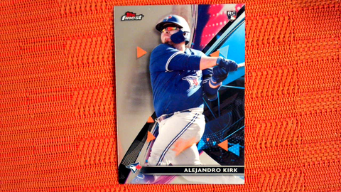 2021 Topps Finest #74 Alejandro Kirk- Toronto Blue Jays