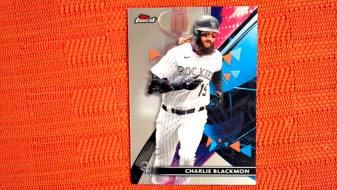 2021 Topps Finest #33 Charlie Blackmon- Colorado Rockies