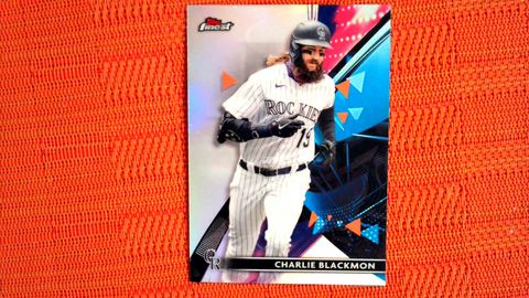 2021 Topps Finest Refractor #33 Charlie Blackmon- Colorado Rockies