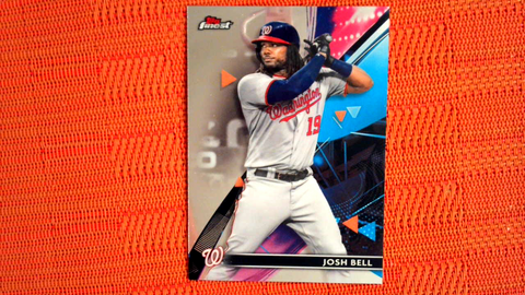 2021 Topps Finest #32 Josh Bell- Washington Nationals