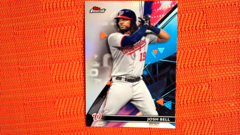 2021 Topps Finest Refractor #32 Josh Bell- Washington Nationals