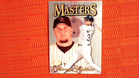 2021 Topps Finest Masters #97FM-LW Larry Walker- Colorado Rockies