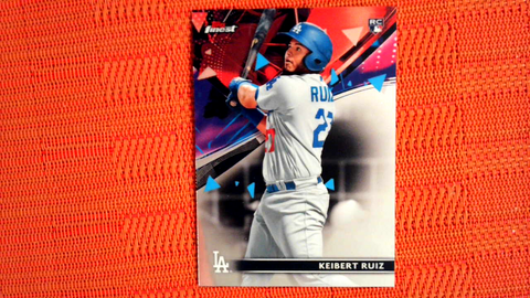 2021 Topps Finest #9 Keibert Ruiz- Los Angeles Dodgers