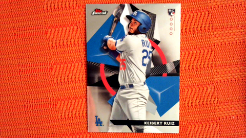 2021 Topps Finest Rookie Design Variation #FRD-KR Keibert Ruiz- Los Angeles Dodgers