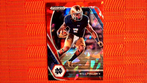 2021 Panini Prizm Draft Picks Football Red Prizm Cracked Ice #58 Will Fuller V - Notre Dame Fighting Irish/Houston Texans