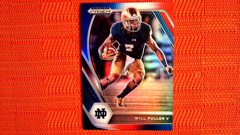 2021 Panini Prizm Draft Picks Football Red, White, and Blue Prizm #58 Will Fuller V - Notre Dame Fighting Irish/Houston Texans