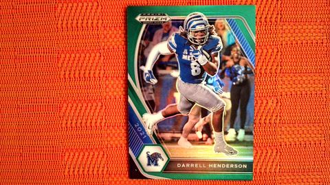 2021 Panini Prizm Draft Picks Football Green Prizm #94 Darrell Henderson - Memphis Tigers/Las Angeles Rams