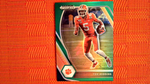 2021 Panini Prizm Draft Picks Football Green Prizm  #60 Tee Higgins - Clemson Tigers/Cincinnati Bengals