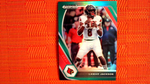 2021 Panini Prizm Draft Picks Football Green Prizm #26 Lamar Jackson - Louisville Cardinals/Baltimore Ravens