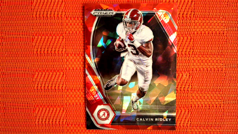 2021 Panini Prizm Draft Picks Football Red Prizm Cracked Ice #45 Calvin Ridley - Alabama Crimson Tide/Atlanta Falcons