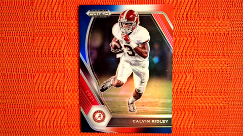 2021 Panini Prizm Draft Picks Football Red, White, and Blue Prizm #45 Calvin Ridley - Alabama Crimson Tide/Atlanta Falcons