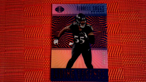 2018 Panini Illusions Living Legends Blue #8 Terrell Suggs /149