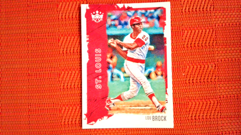 2021 Panini Diamond Kings: #26 Lou Brock - St. Louis Cardinals (Base)