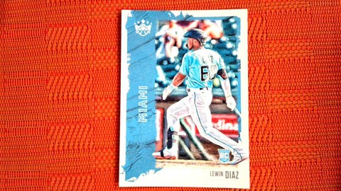 2021 Panini Diamond Kings: #138 Lewin Diaz - Miami Marlins (SP)