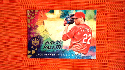 2021 Panini Diamond Kings: #15 Jack Flaherty - St. Louis Cardinals (Artist's Palette Set)