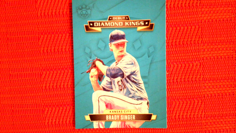 2021 Panini Diamond Kings: #DDK-KR Brady Singer - Kansas City Royals (Debut Diamond Kings Set)