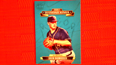 2021 Panini Diamond Kings: #DDK-MB Drew Rasmussen - Milwaukee Brewers (Debut Diamond Kings Set)