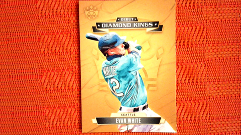 2021 Panini Diamond Kings: #DDK-SM Evan White - Seattle Mariners (Debut Diamond Kings Set)