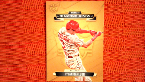 2021 Panini Diamond Kings: #DDK-SC Dylan Carlson - St. Louis Cardinals (Debut Diamond Kings Set)