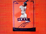 2018 Leaf Trinity - SETH BEER - Purple Parallel Clear Auto