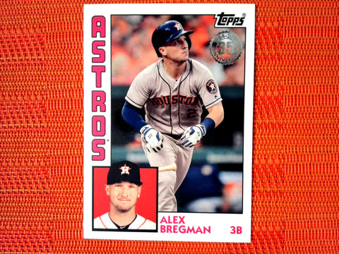 2019 Topps Update Alex Bregman 1984 35th Anniv. #84-49 Houston Astros
