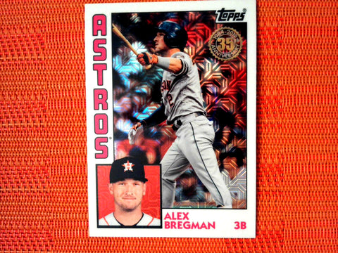 ALEX BREGMAN 2019 Topps Series 2 '84 Topps Silver Pack Chrome Series 2 #T84-3