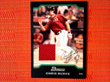 2004 Bowman Draft Futures Game Jersey Relics #157 Chris Burke Jersey