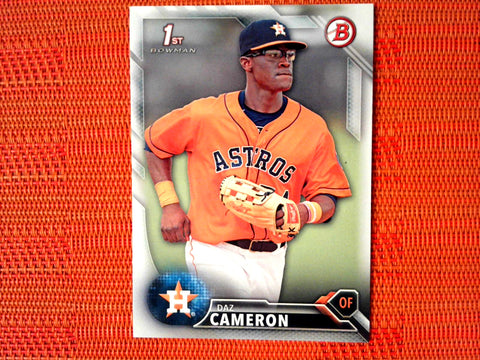 Daz Cameron RC 2016 1st Bowman Prospects Rookie Card # BP1 Houston Astros OF MLB