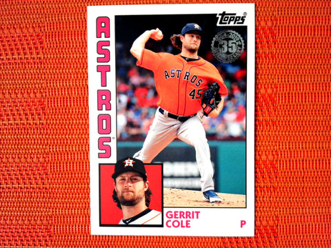 Gerrit Cole 2019 Topps Update '84 Topps Baseball 35th Anniversary #84-4 - Astros