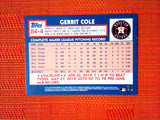 Gerrit Cole 2019 Topps Update '84 Topps Baseball 35th Anniversary #84-4 - Astros
