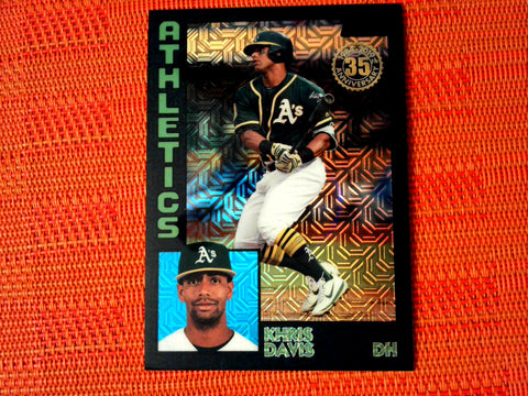 2019 Silver Pack Series 2 1984 Topps Baseball Black /199 Khris Davis #T84-30