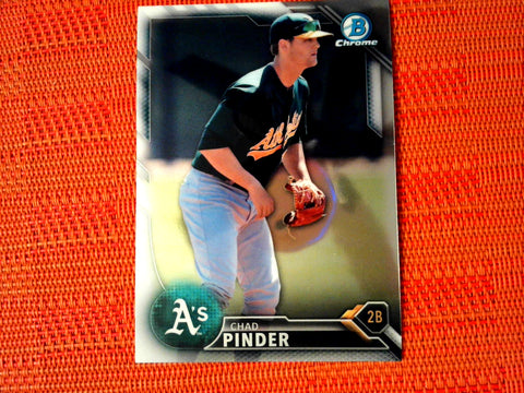 2016 Bowman Chrome Baseball Prospects #BCP139 Chad Pinder Oakland Athletics