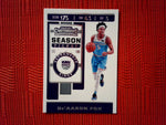 2019-20 Panini Contenders NBA Basketball - 22 De'Aaron Fox - Sacramento Kings (Base)