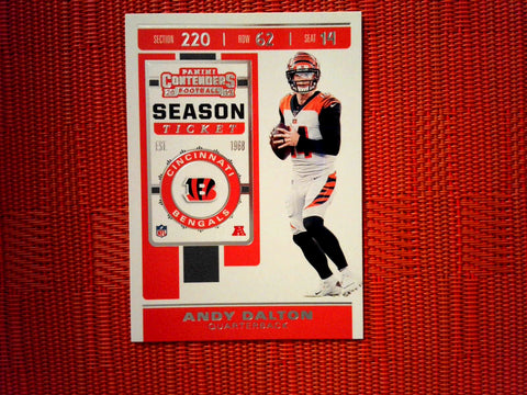 2019 Panini Contenders NFL 24 Andy Dalton - Cincinnati Bengals (Base)
