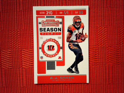 2019 Panini Contenders NFL 26 A.J. Green - Cincinnati Bengals (Base)