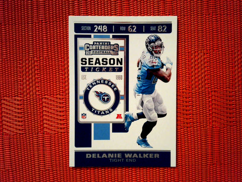 2019 Panini Contenders NFL 29 Delanie Walker - Tennessee Titans (Base)
