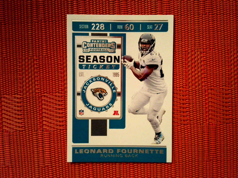 2019 Panini Contenders NFL 37 Leonard Fournette - Jacksonville Jaguars (Base)