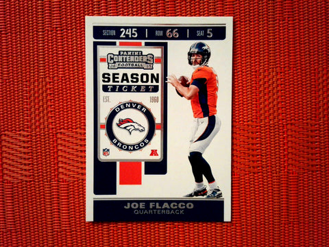 2019 Panini Contenders NFL 45 Joe Flacco - Denver Broncos (Base)