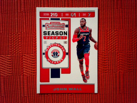 2019-20 Panini Contenders NBA Basketball - 47 John Wall - Washington Wizards (Base)