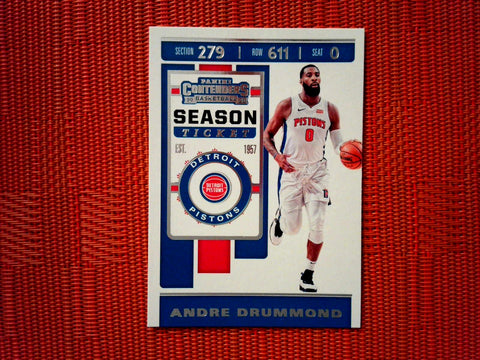 2019-20 Panini Contenders NBA Basketball - 5 Andre Drummond - Detroit Pistons (Base)