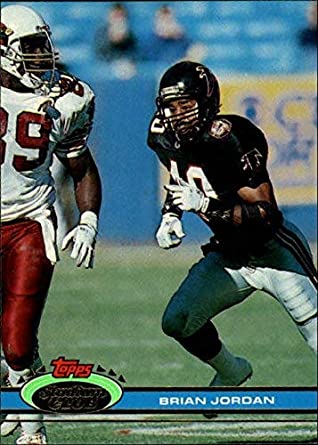 1991 Stadium Club #35 Brian Jordan - Atlanta Falcons